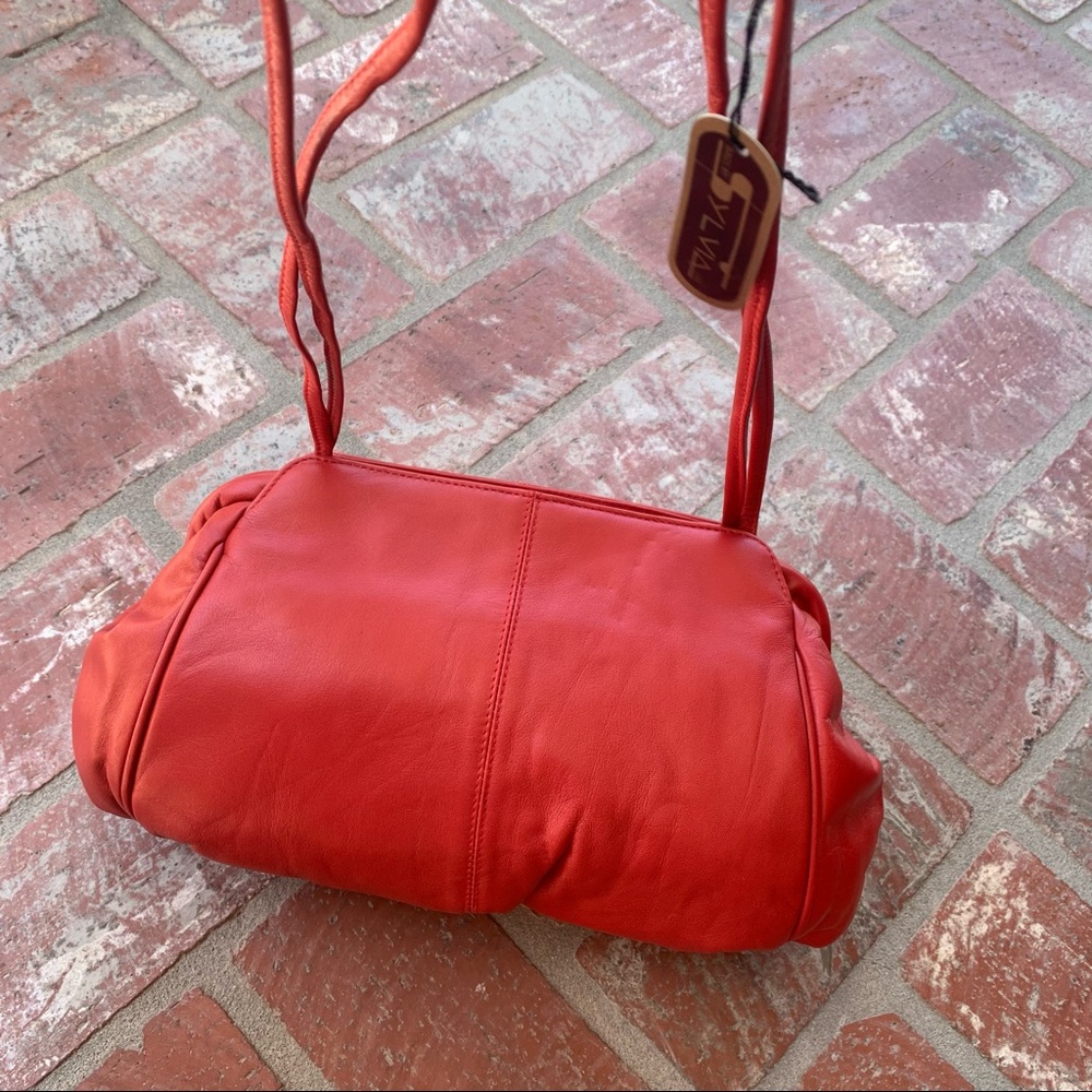 NWT Sylvia Cee Gorgeous Vintage Red Purse! One small flaw on strap!